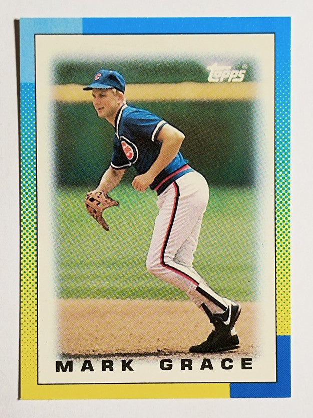 1990 Topps Mini Leaders #49 Mark Grace