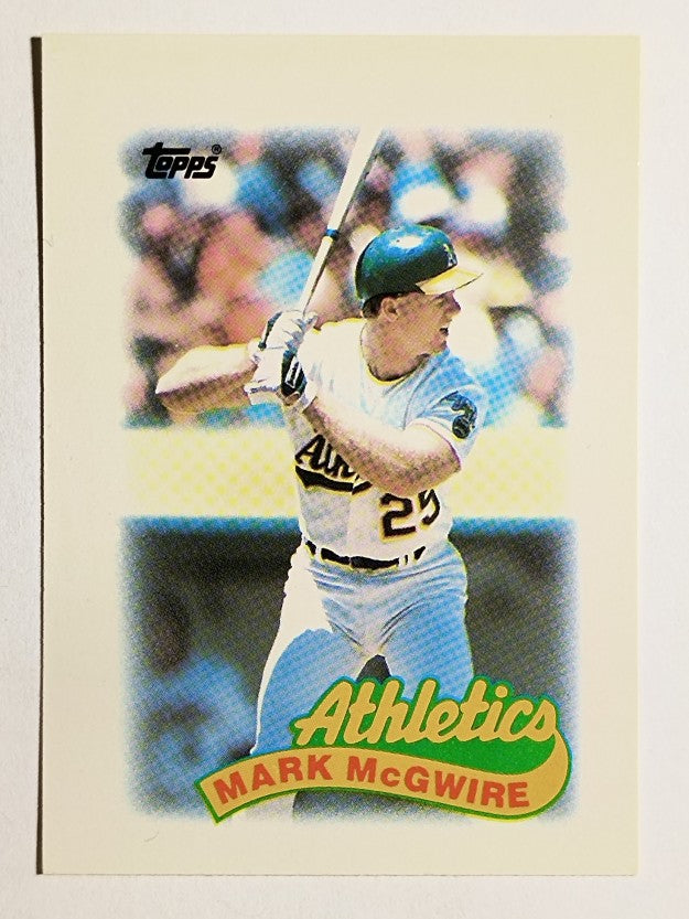 1989 Topps Mini Leaders #70 Mark McGwire