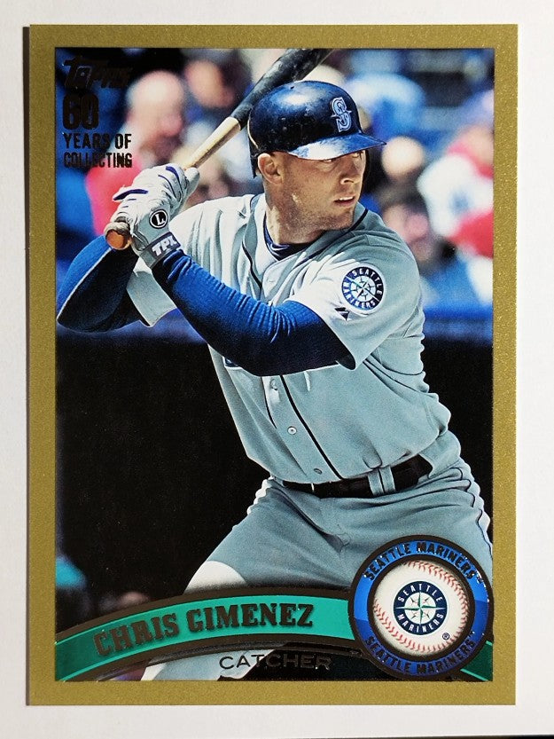 2011 Topps Update Gold #US222 Chris Gimenez