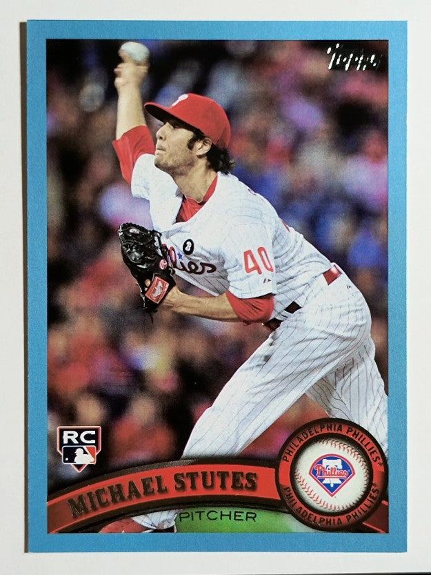 2011 Topps Update Wal-Mart Blue Border #US117 Michael Stutes (NM)