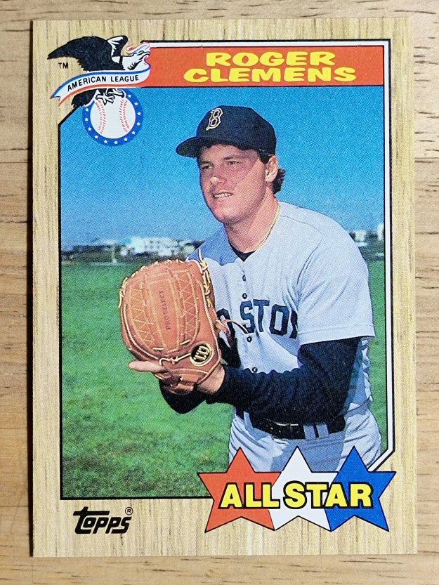1987 Topps #614 Roger Clemens AS