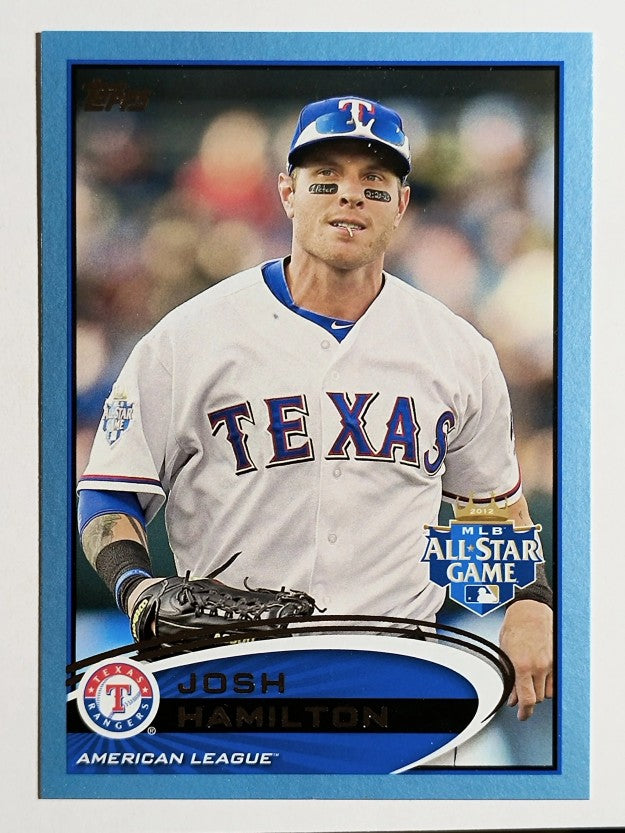 2012 Topps Update Wal-Mart Blue Border #US137 Josh Hamilton