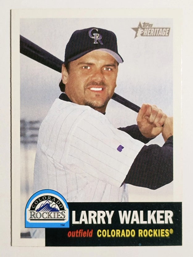 2002 Topps Heritage #19 Larry Walker
