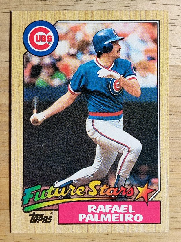 1987 Topps #634 Rafael Palmeiro RC