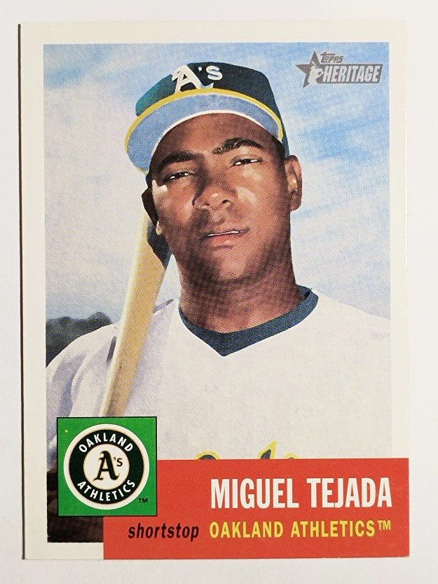2002 Topps Heritage #68 Miguel Tejada