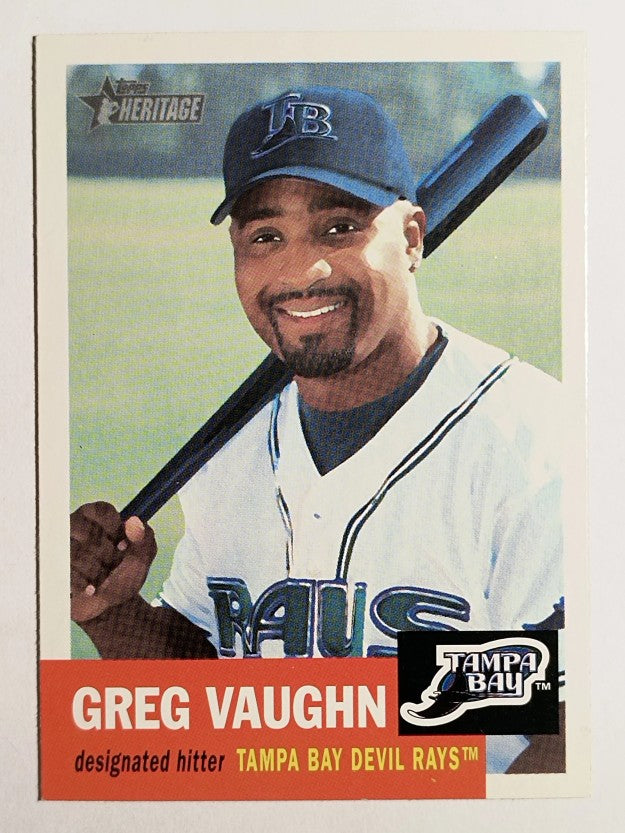 2002 Topps Heritage #70 Greg Vaughn