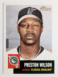 2002 Topps Heritage #100 Preston Wilson