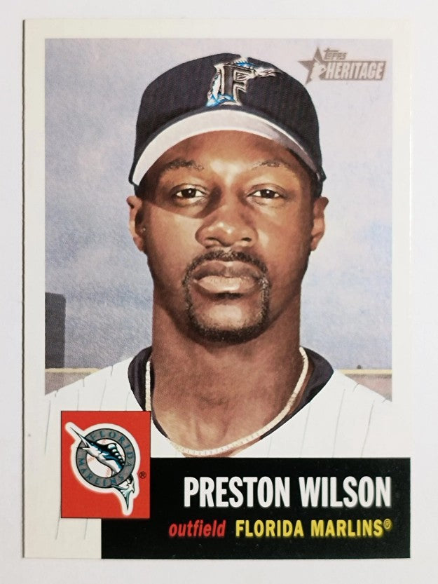 2002 Topps Heritage #100 Preston Wilson