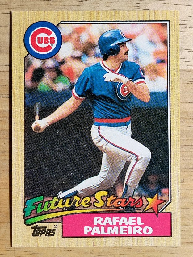 1987 Topps #634 Rafael Palmeiro RC