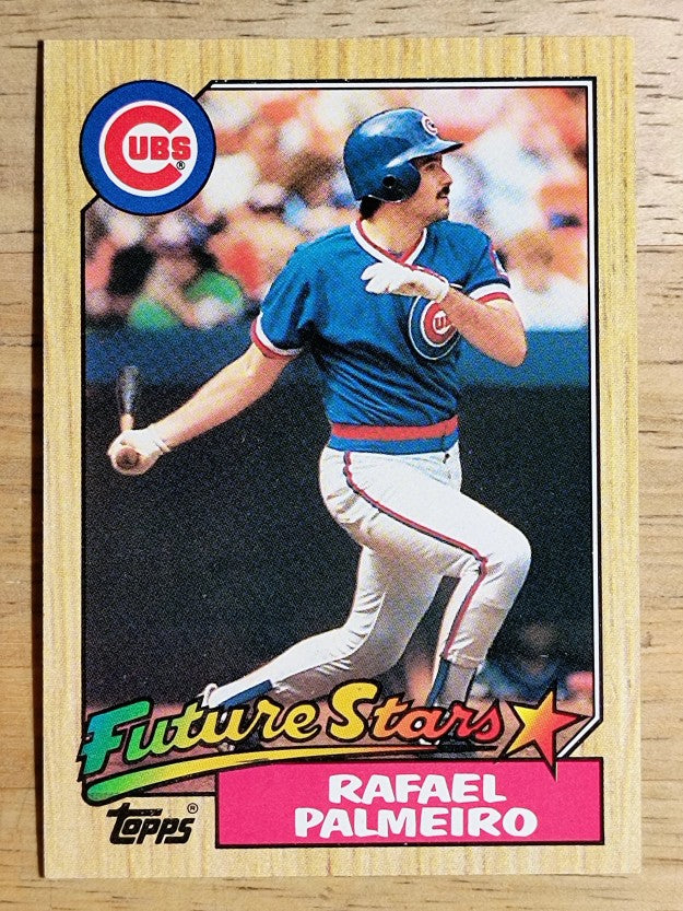 1987 Topps #634 Rafael Palmeiro RC
