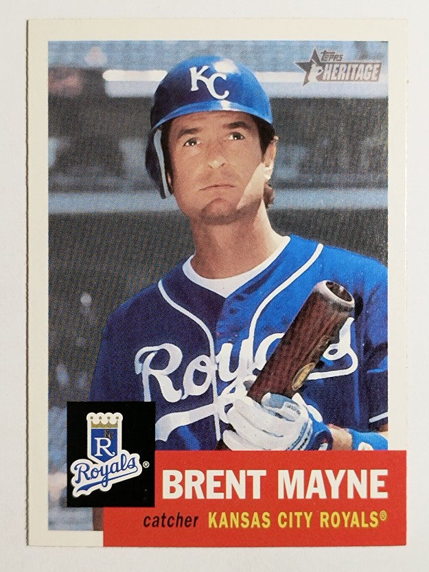 2002 Topps Heritage #334 Brent Mayne
