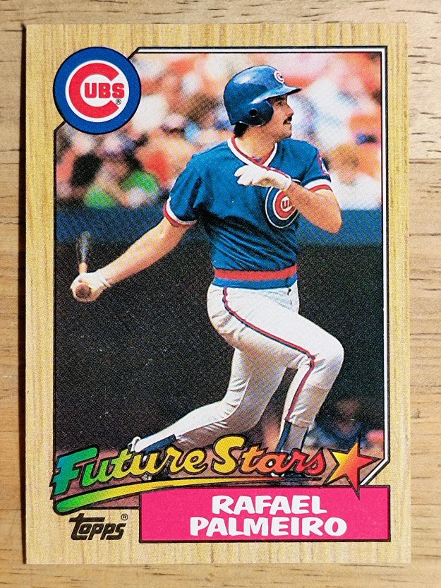 1987 Topps #634 Rafael Palmeiro RC