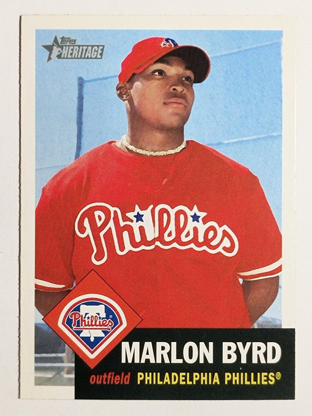 2002 Topps Heritage #443 Marlon Byrd SP