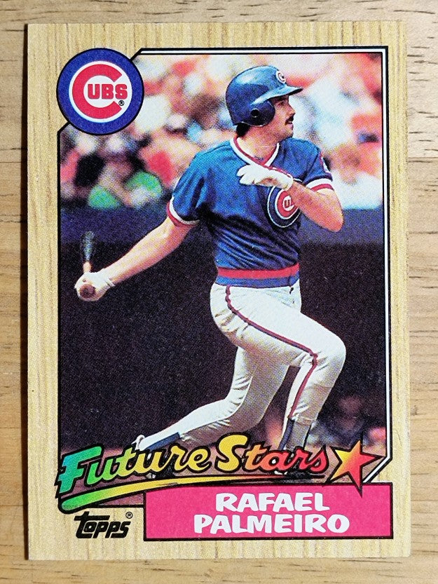 1987 Topps #634 Rafael Palmeiro RC