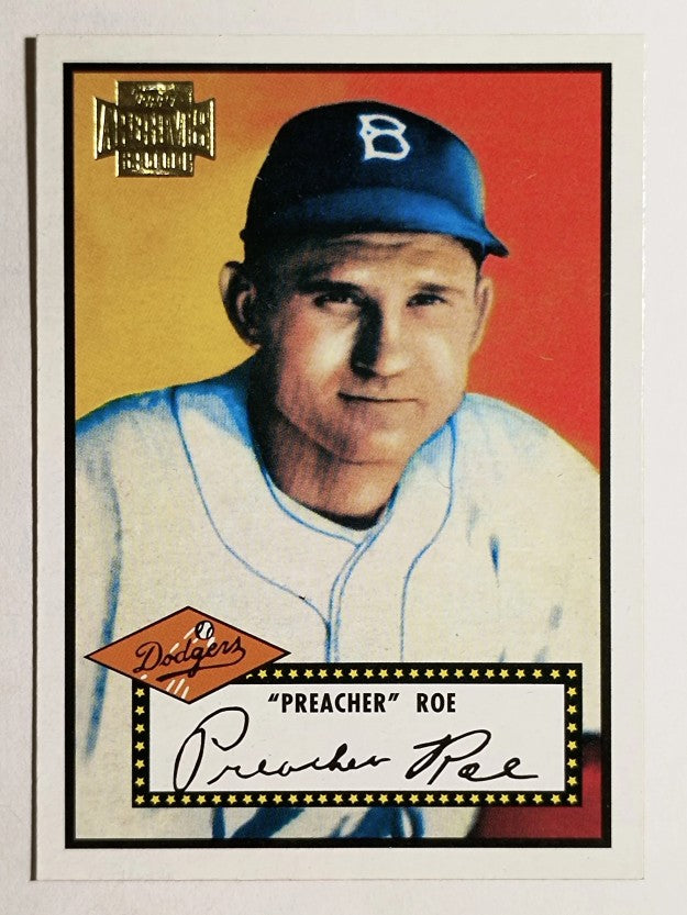 2001 Topps Archives #13 Preacher Roe 52