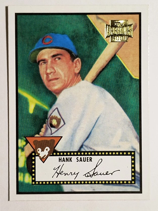 2001 Topps Archives #14 Hank Sauer 52