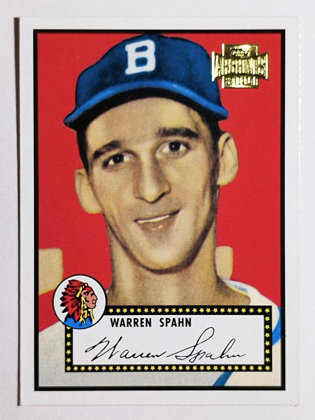 2001 Topps Archives #17 Warren Spahn 52