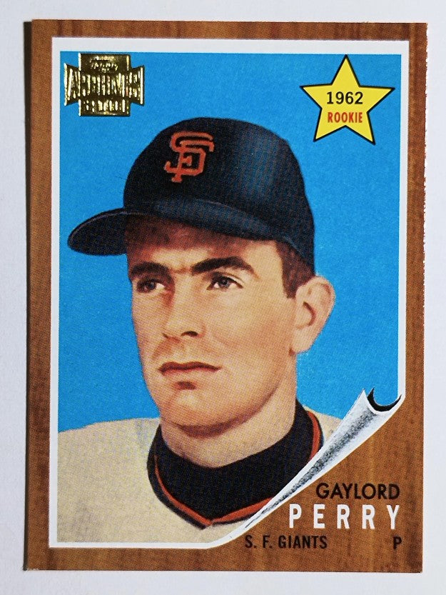 2001 Topps Archives #20 Gaylord Perry 62