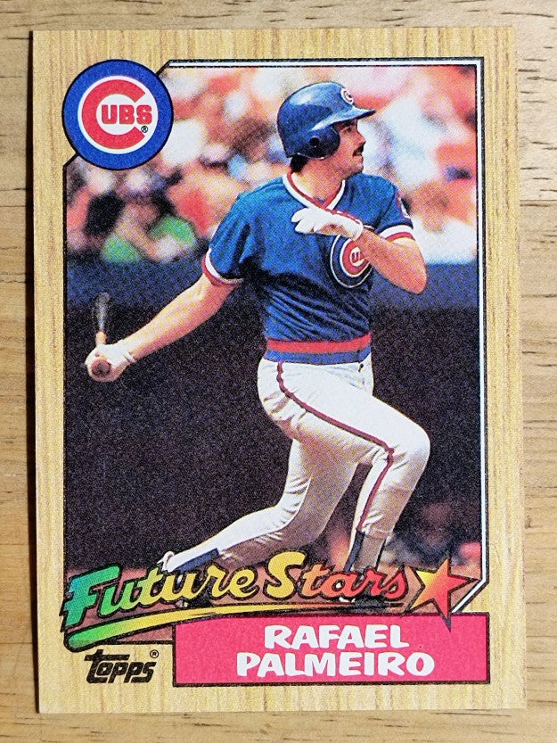 1987 Topps #634 Rafael Palmeiro RC