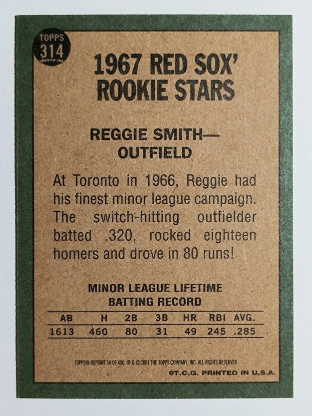 2001 Topps Archives #56 Reggie Smith 67