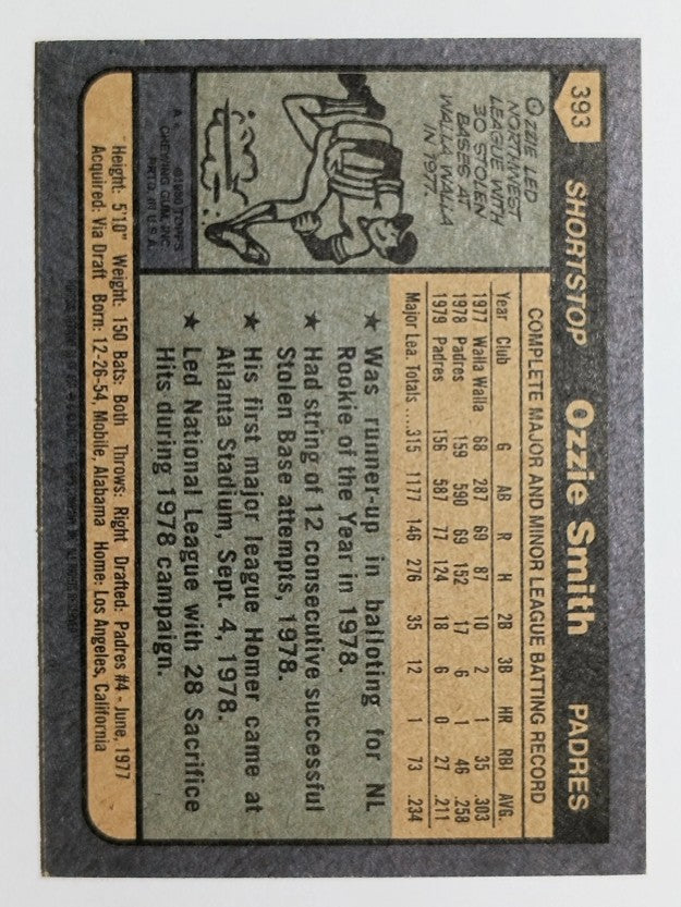 2001 Topps Archives #81 Ozzie Smith 80
