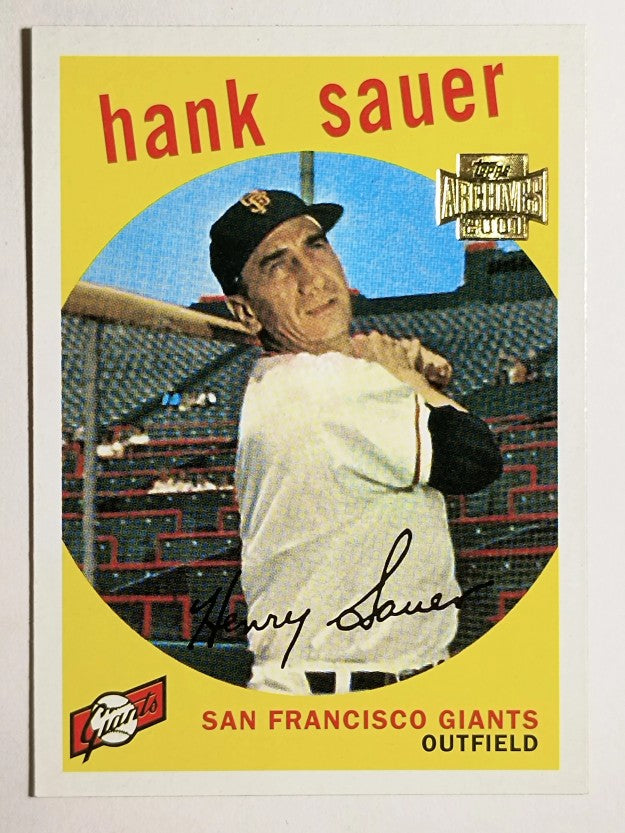 2001 Topps Archives #141 Hank Sauer 59