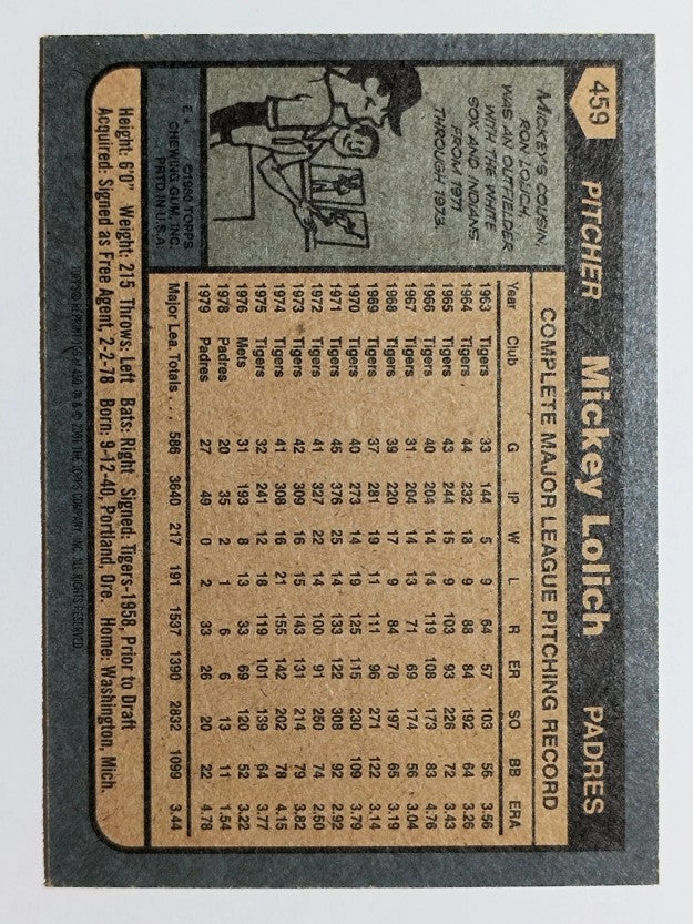 2001 Topps Archives #156 Mickey Lolich 80