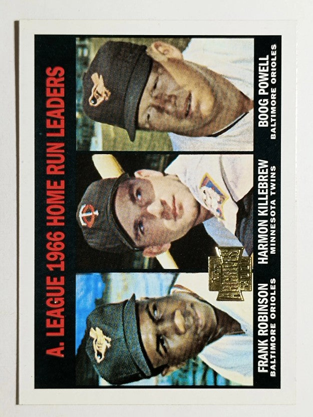2001 Topps Archives #208 AL HR Leaders 67