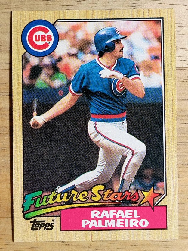 1987 Topps #634 Rafael Palmeiro RC