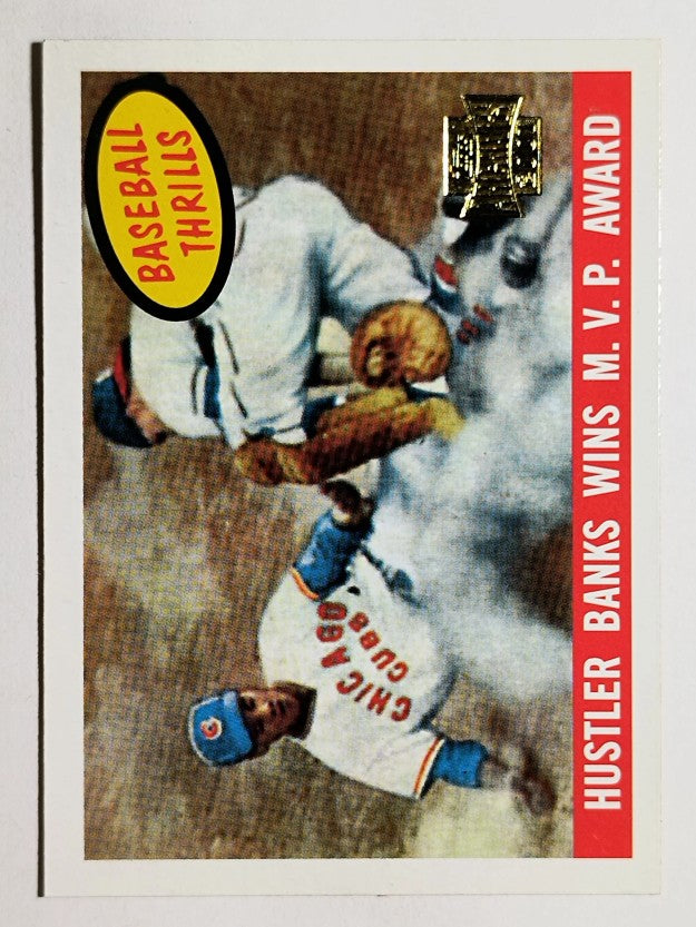 2001 Topps Archives #213 Ernie Banks 59 Thrill