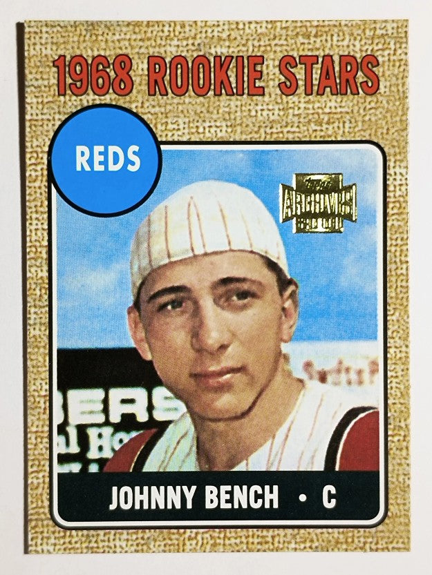 2001 Topps Archives #279 Johnny Bench 68