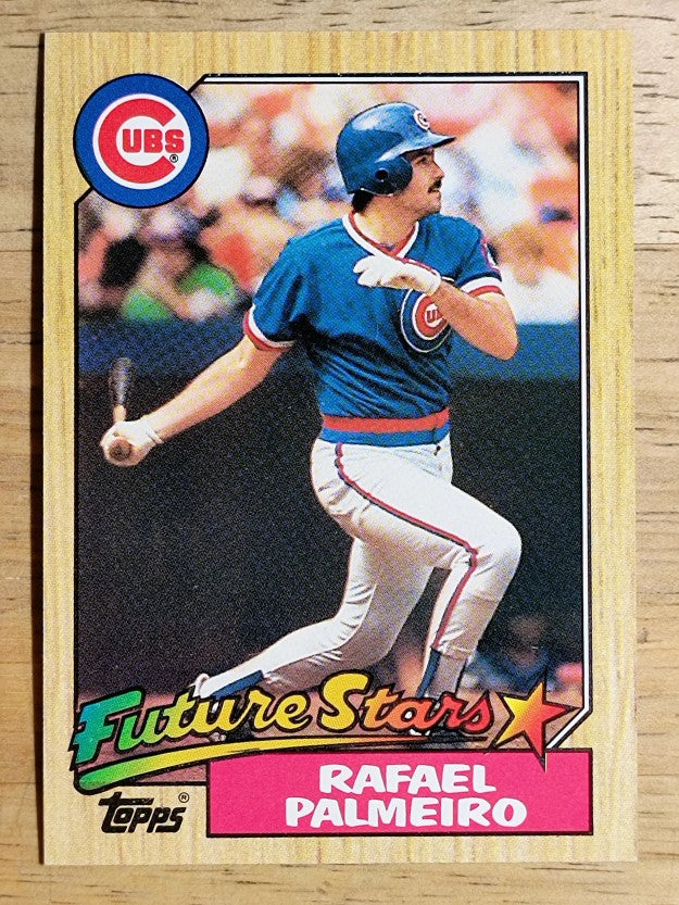 1987 Topps #634 Rafael Palmeiro RC