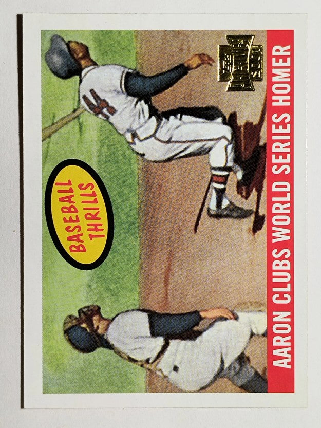 2001 Topps Archives #447 Hank Aaron WS 59