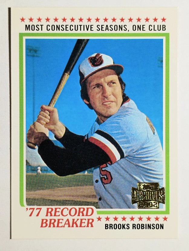 2002 Topps Archives #197 Brooks Robinson 78 HL