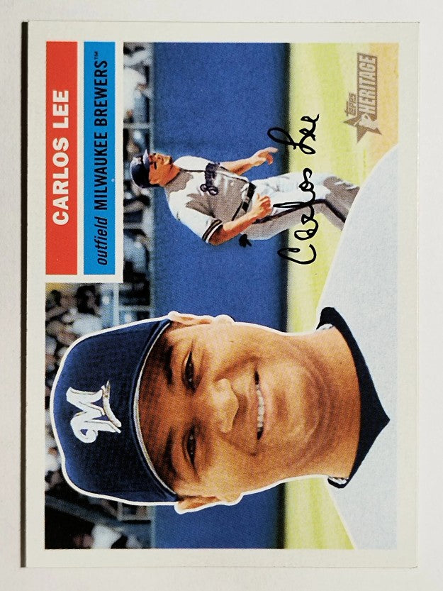 2005 Topps Heritage #56 Carlos Lee