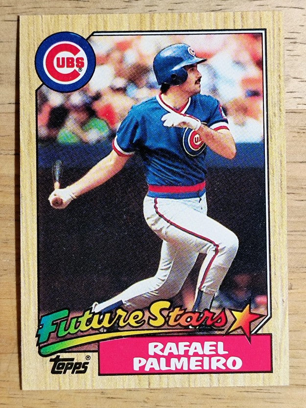 1987 Topps #634 Rafael Palmeiro RC