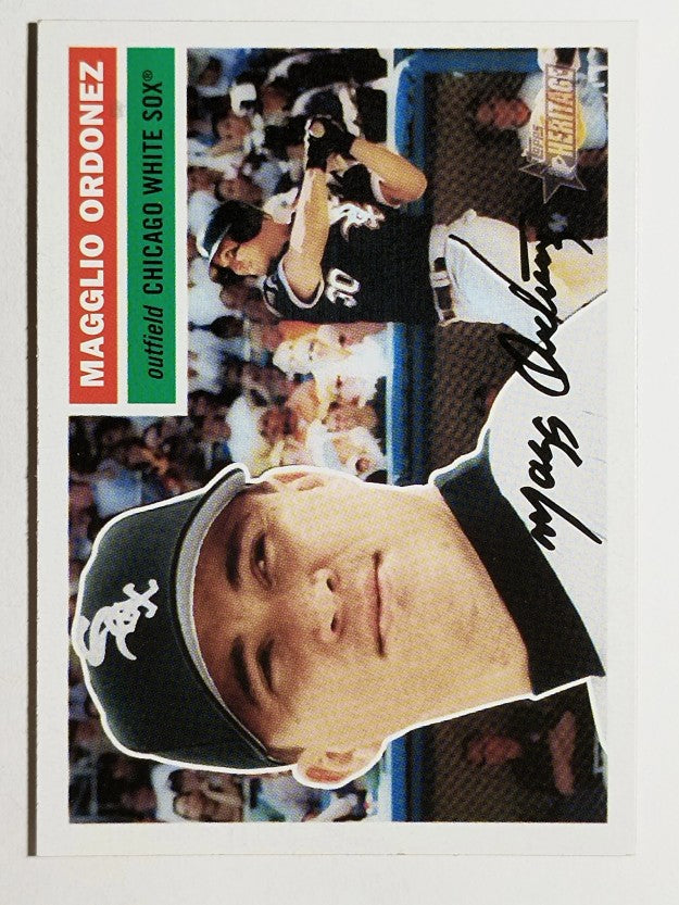 2005 Topps Heritage #118A Magglio Ordonez Black Uniform
