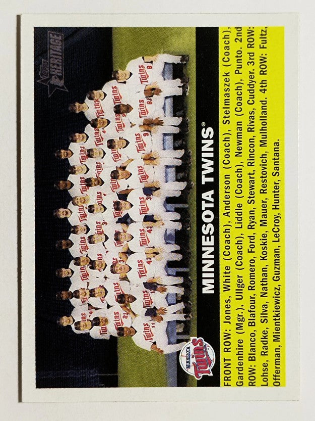 2005 Topps Heritage #146 Minnesota Twins TC