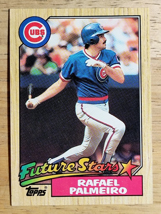 1987 Topps #634 Rafael Palmeiro RC