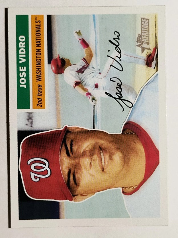 2005 Topps Heritage #198 Jose Vidro