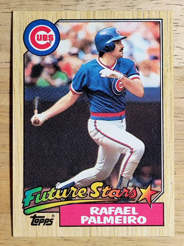 1987 Topps #634 Rafael Palmeiro RC
