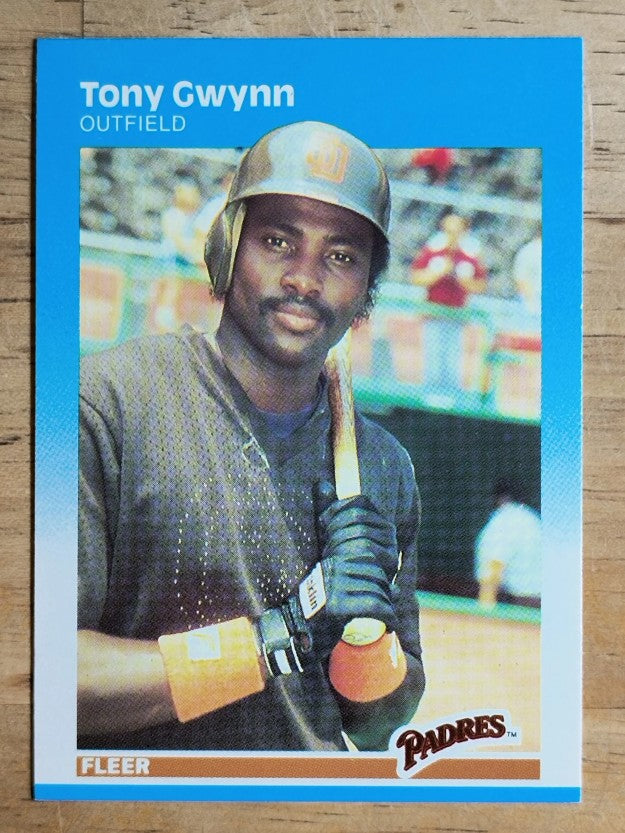 1987 Fleer #416 Tony Gwynn