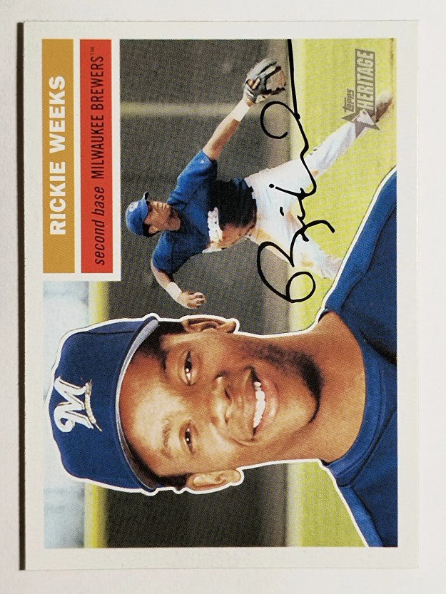 2005 Topps Heritage #230 Rickie Weeks