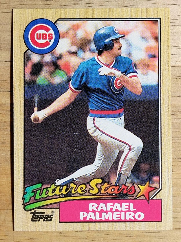 1987 Topps #634 Rafael Palmeiro RC