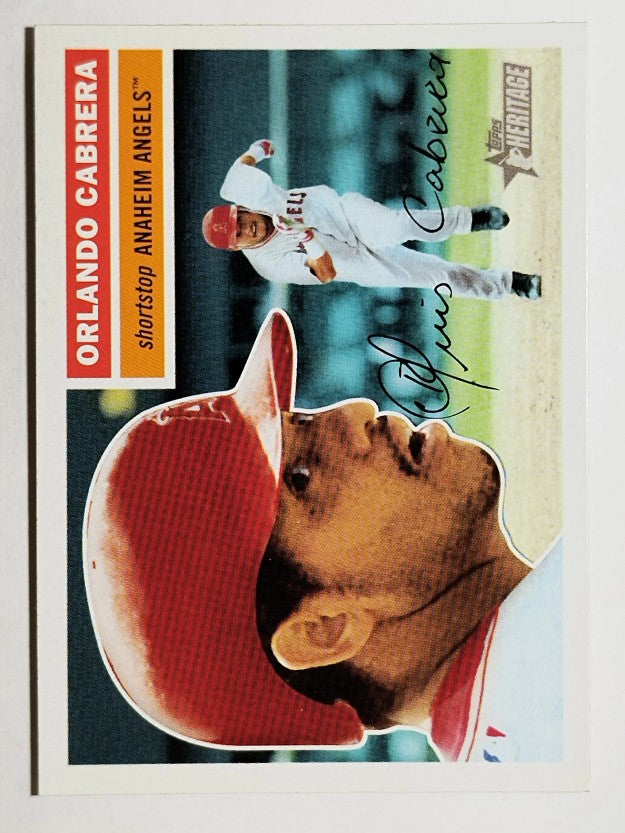 2005 Topps Heritage #268 Orlando Cabrera