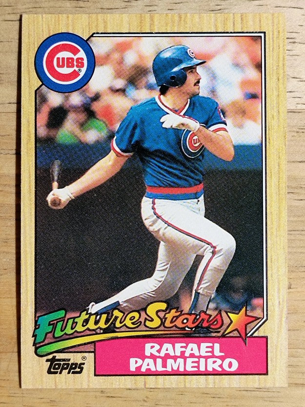 1987 Topps #634 Rafael Palmeiro RC