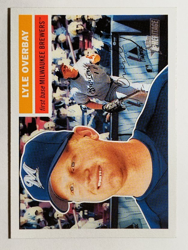 2005 Topps Heritage #335 Lyle Overbay