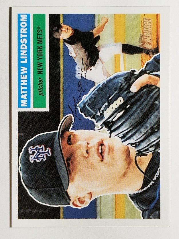 2005 Topps Heritage #378 Matthew Lindstrom RC
