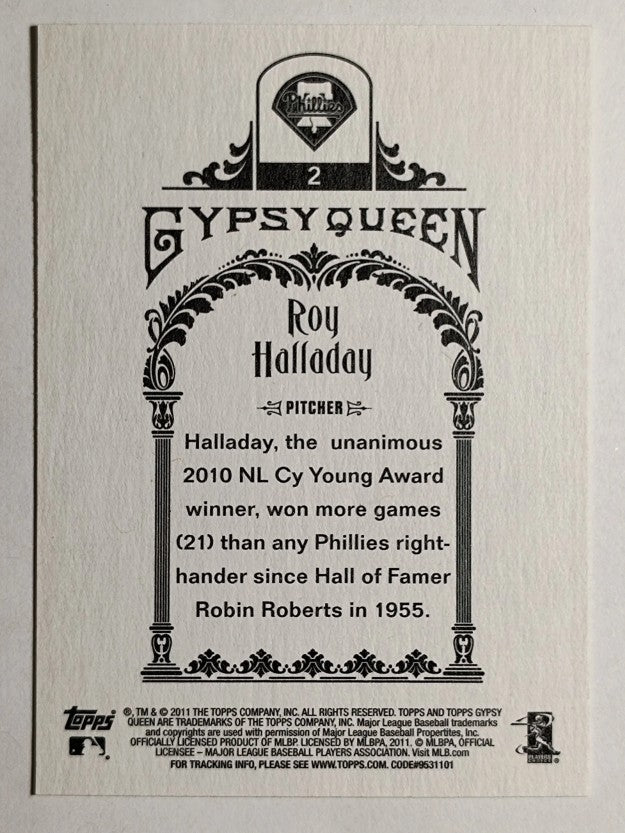 2011 Topps Gypsy Queen #2 Roy Halladay