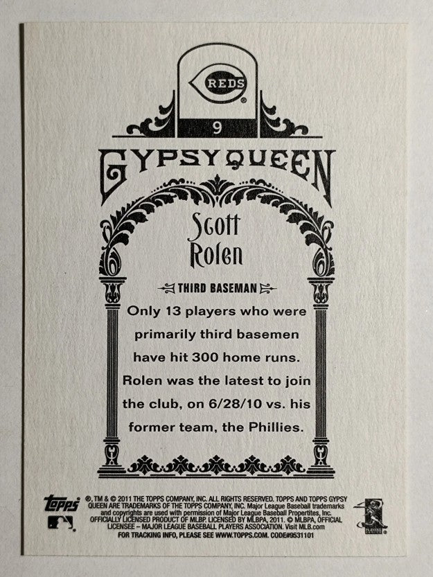 2011 Topps Gypsy Queen #9 Scott Rolen